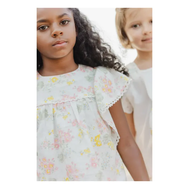 Blouse Volant | Ecru