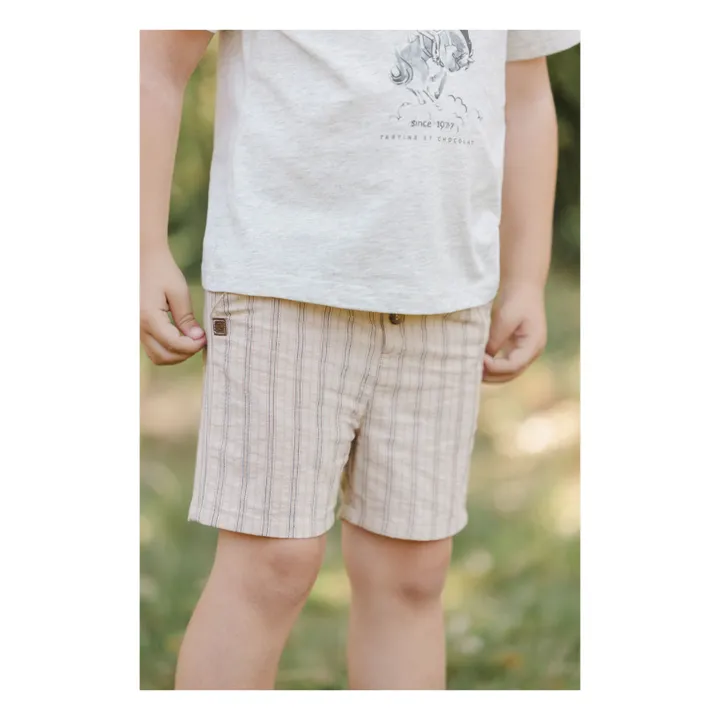 T-shirt Cheval | Gris chiné- Image produit n°1