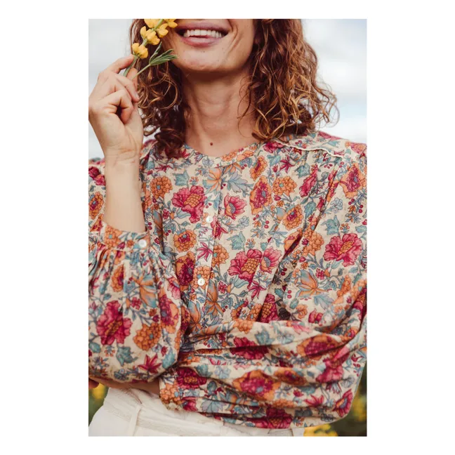 Exklusiv bei Louise Misha x Smallable - Bluse Jane - Damenkollektion | Rosa
