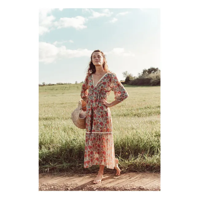 Exklusiv bei Louise Misha x Smallable - Bali-Kleid - Damenkollektion | Rosa