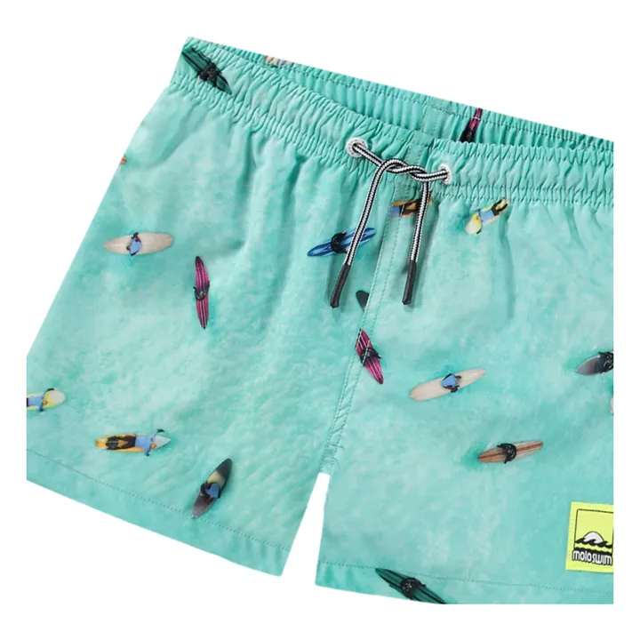 Niko Surfer Badeshorts aus recycelten Fasern | Hellblau- Produktbild Nr. 2