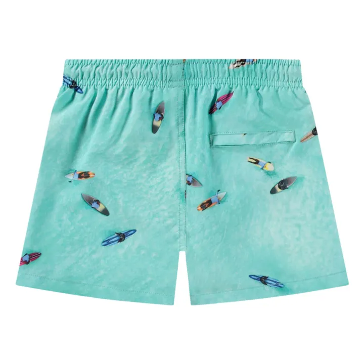 Niko Surfer Badeshorts aus recycelten Fasern | Hellblau- Produktbild Nr. 1