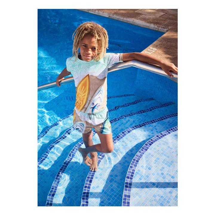 Neptune Surf Anti-UV T-Shirt aus recycelten Fasern | Hellblau- Produktbild Nr. 1