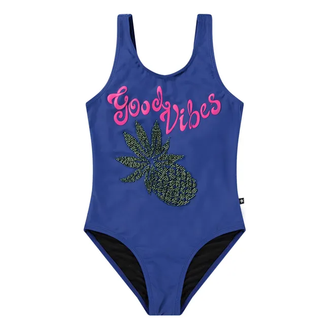 Bañador de fibra reciclada Nika Fruit | Azul Marino
