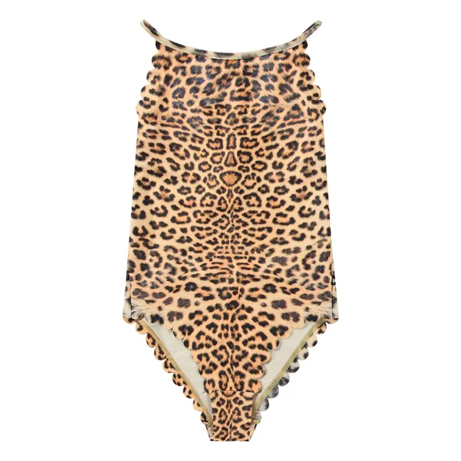 Bañador Noelle Leopardo Fibras recicladas | Beige