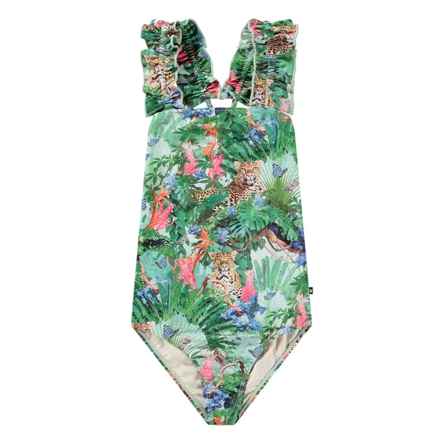 Bañador Nitika Tropical Fibras recicladas | Verde