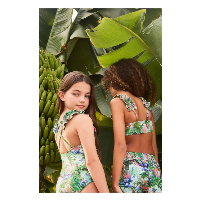 Bañador Nitika Tropical Fibras recicladas | Verde
