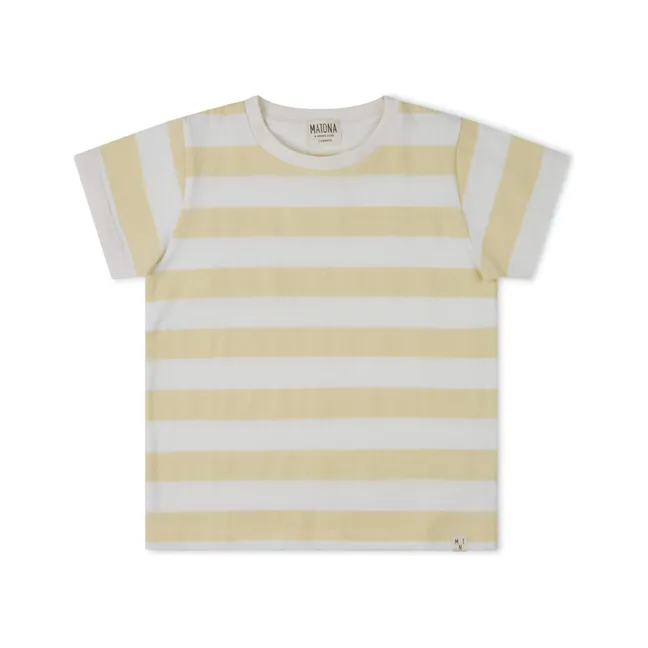 Camiseta a rayas | Amarillo