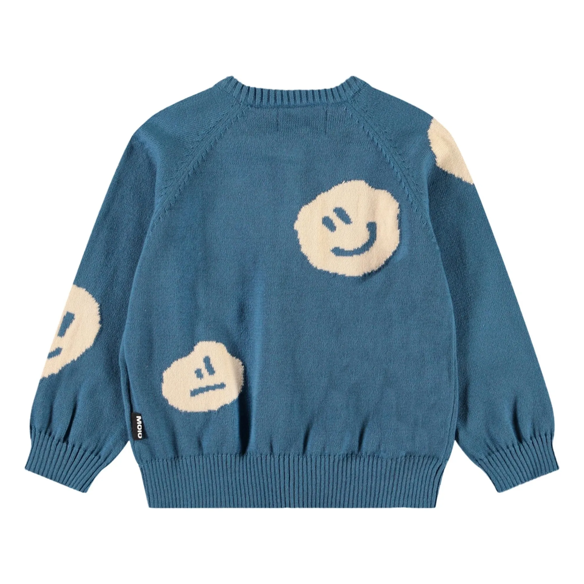 Cardigan Brody Coton Bio | Bleu canard- Image produit n°2