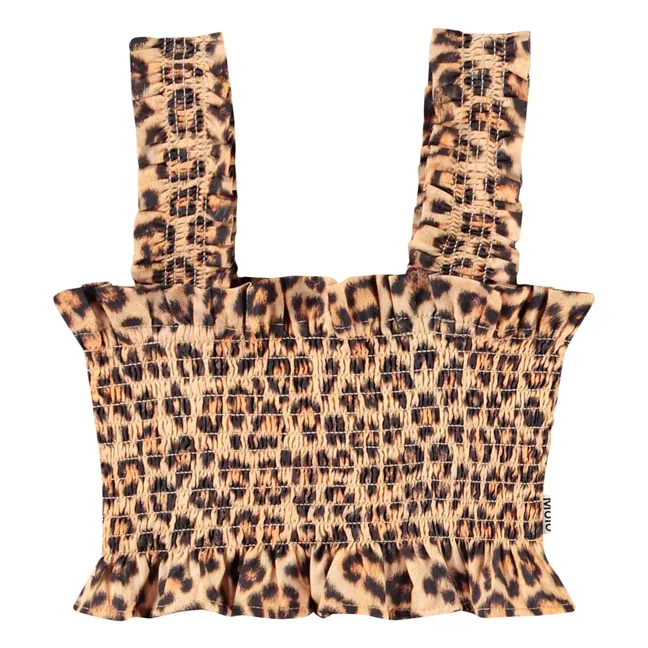 Top de algodón orgánico Rolfia | Beige