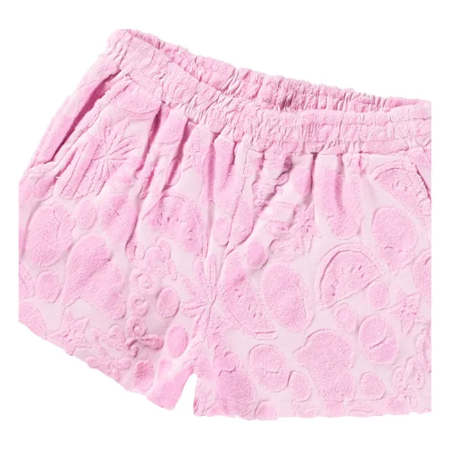 Shorts Angel Frottee | Rosa
