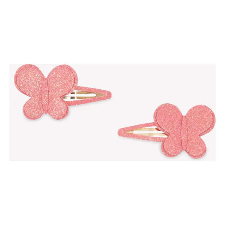Barrettes Papillons | Corail- Image produit n°0