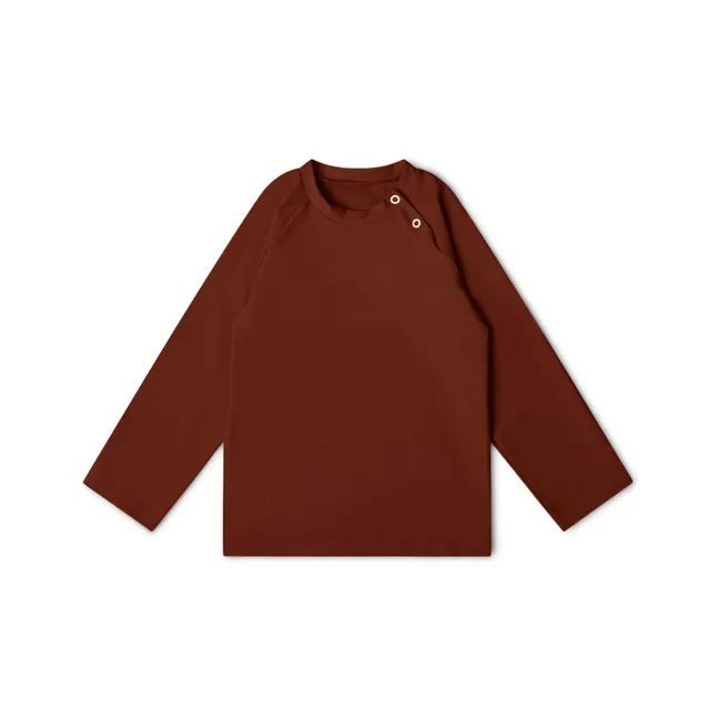 Anti-UV T-Shirt | Brick red