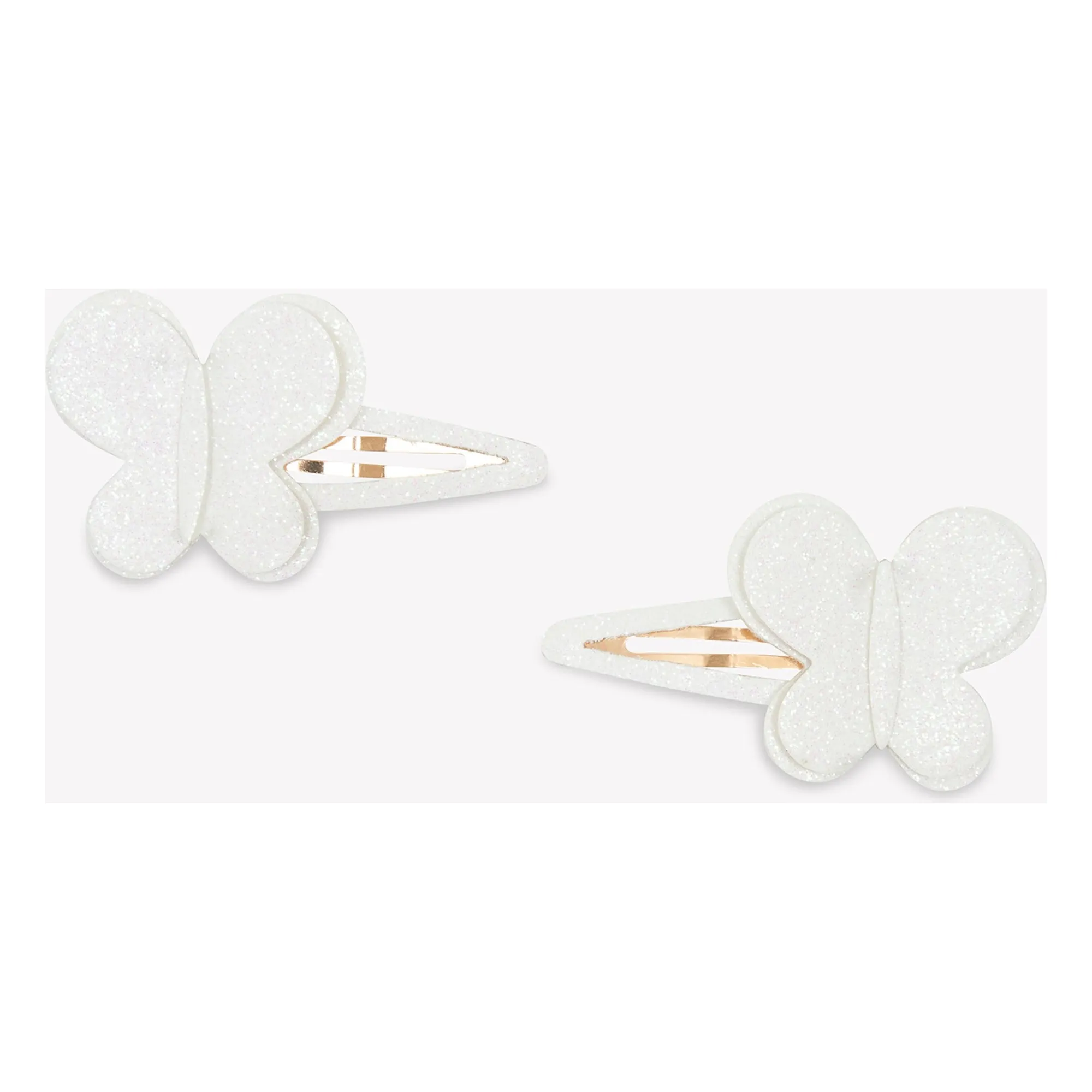 Tartine Et Chocolat Girls Ecru Butterfly Clips
