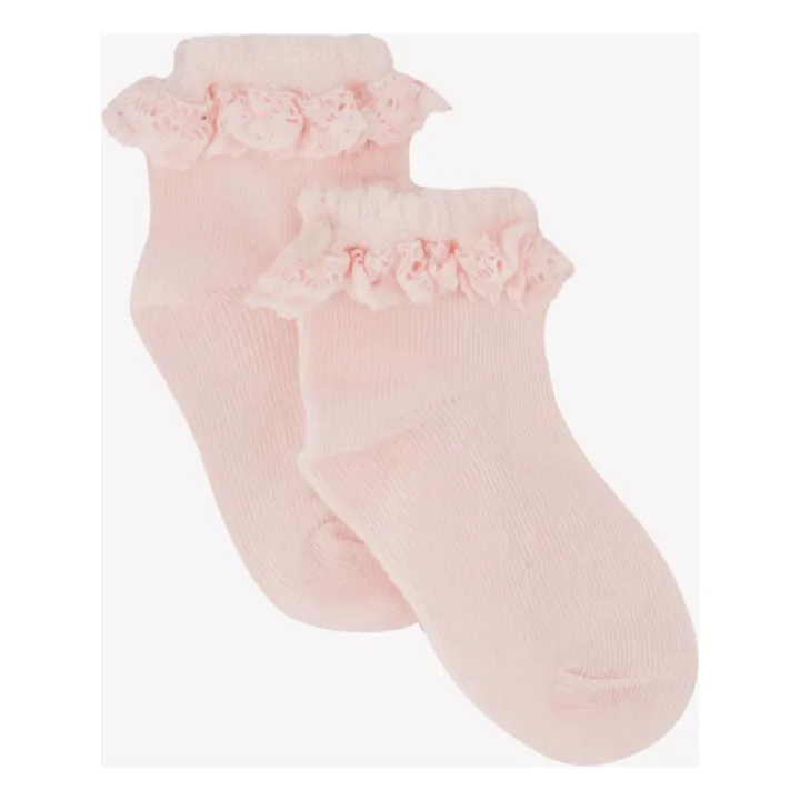 Socken Rüschen | Blassrosa- Produktbild Nr. 0