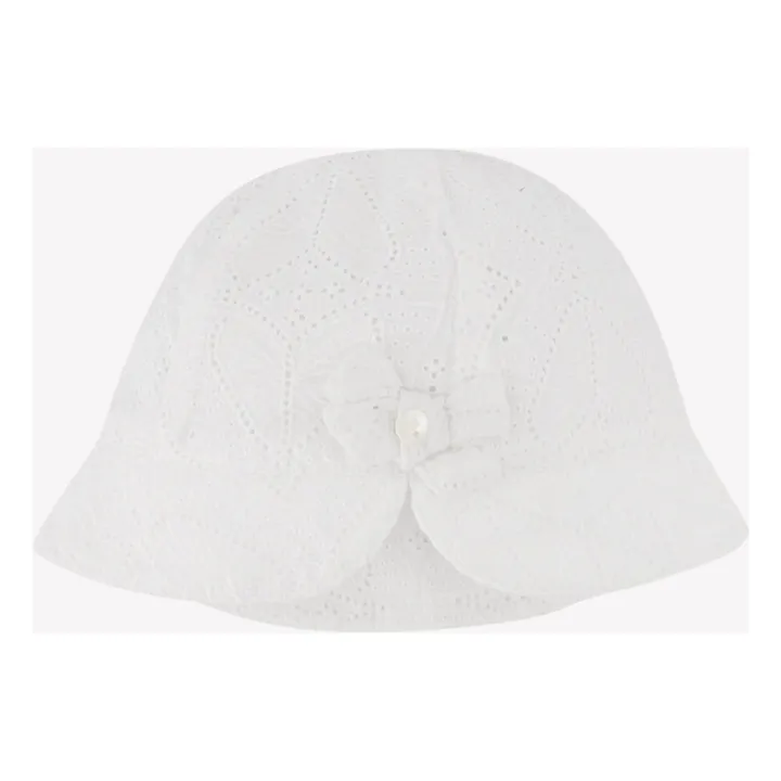 Openwork hat | White- Product image n°0