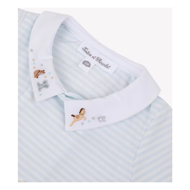 Striped pyjamas | Light Blue