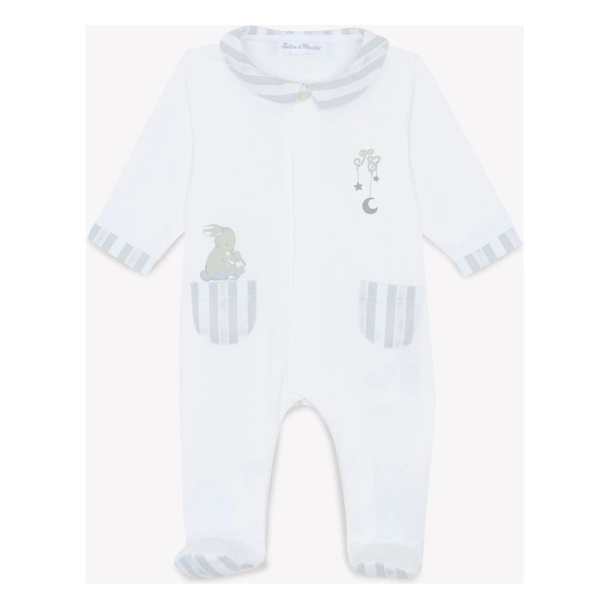 Tartine Et Chocolat Light Grey Moon Pyjamas