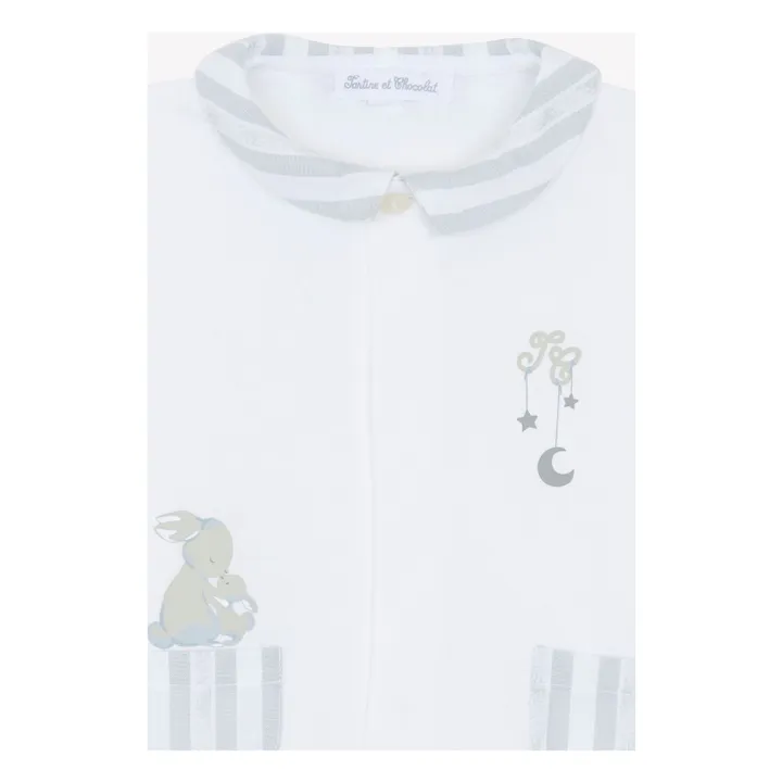 Pyjama Lune | Gris clair- Image produit n°2