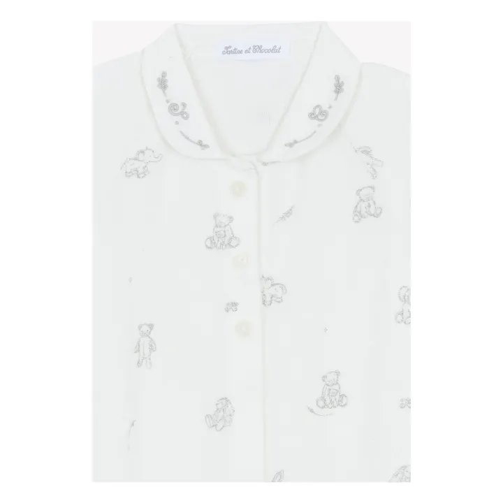 Pyjama Eponge | Blanc- Image produit n°2