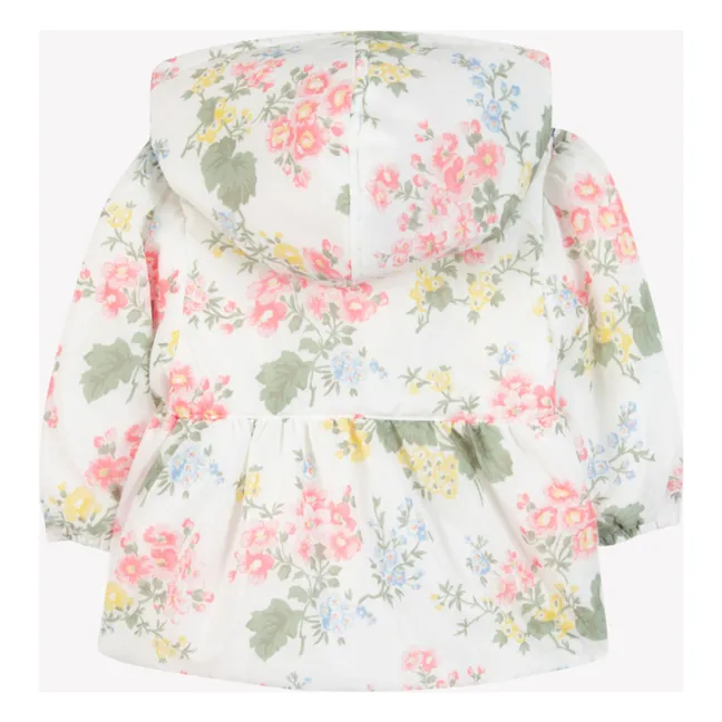 Coupe Vent Fleuri | Ecru