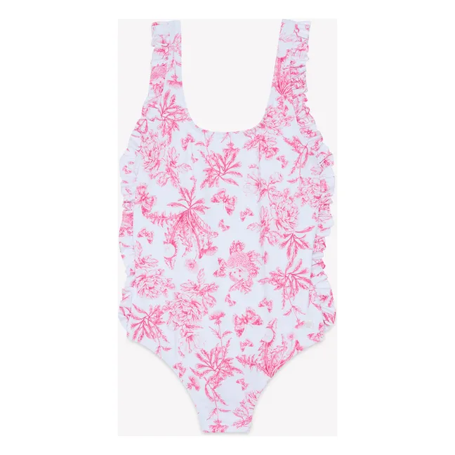 Maillot De Bain Embossé | Blanc