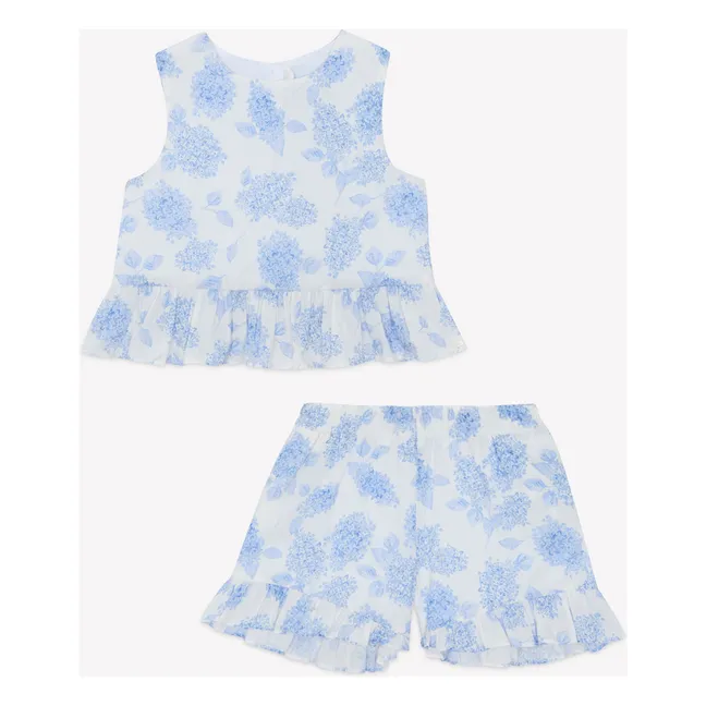 Ensemble Top et Short | Bleu