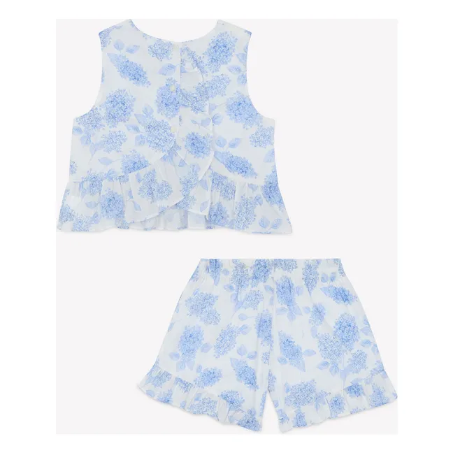 Ensemble Top et Short | Bleu