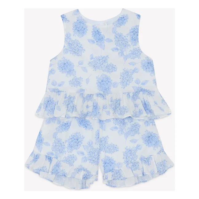 Ensemble Top et Short | Bleu