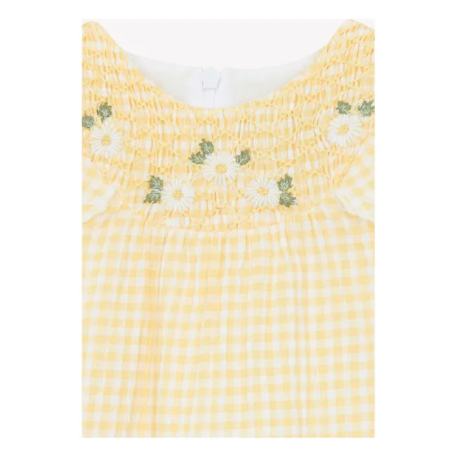 Abito Vichy | Giallo chiaro