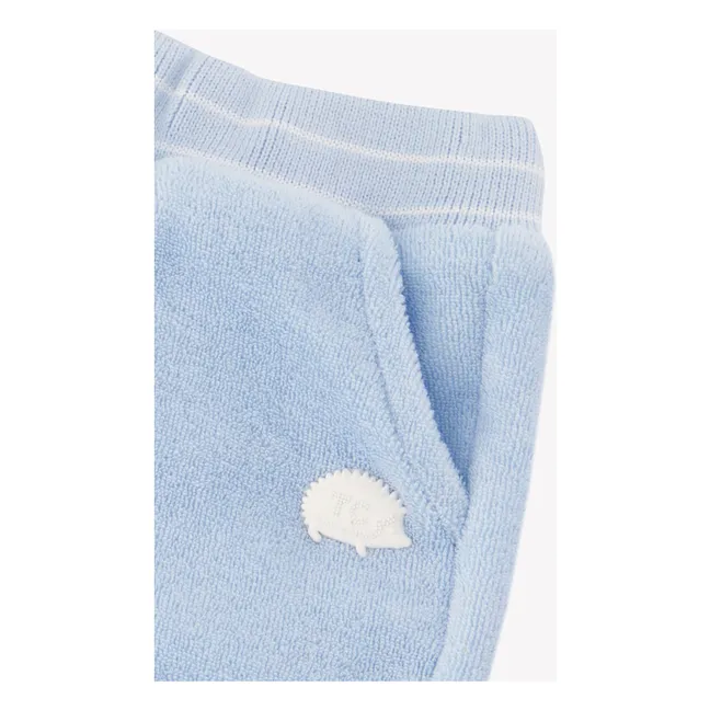 Pantalones cortos de rizo | Azul