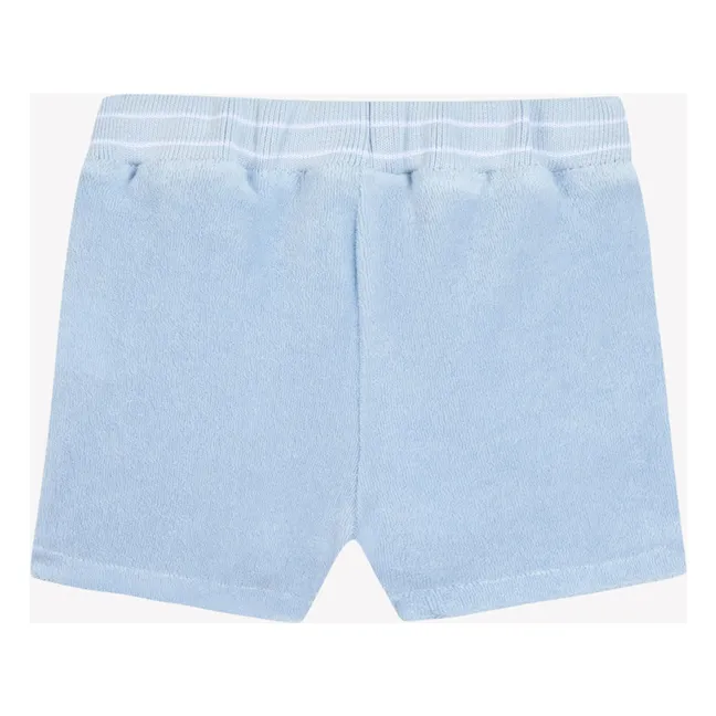 Pantalones cortos de rizo | Azul