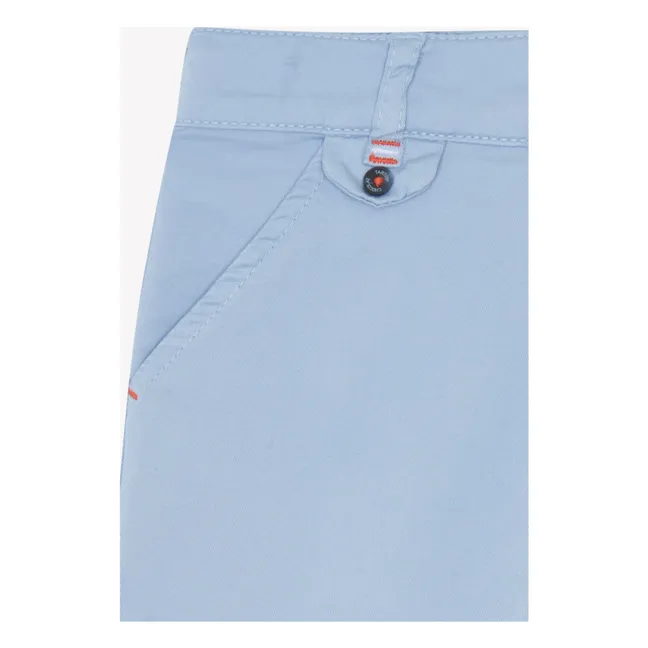 Pantaloncini in twill | Blu
