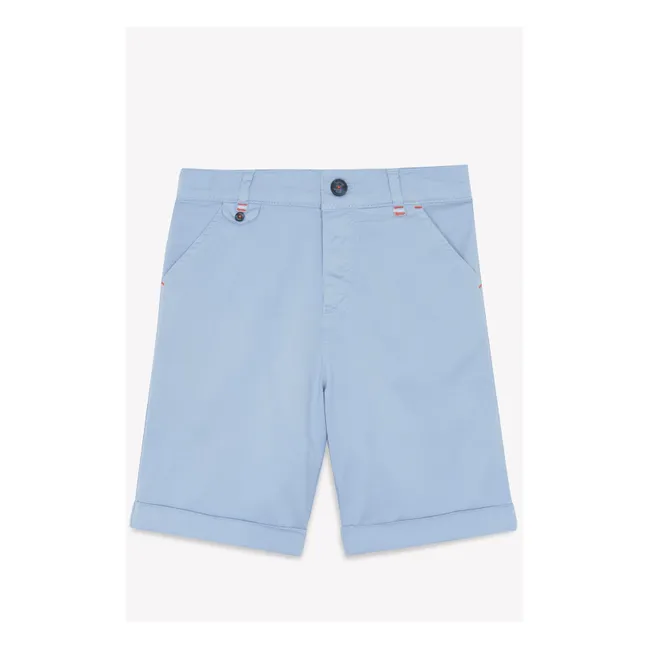 Pantaloncini in twill | Blu