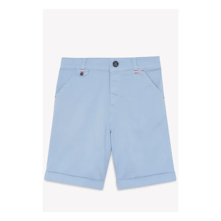 Short Sergé | Bleu gris- Image produit n°0