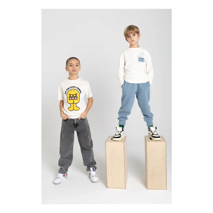 T-shirt Manches Courte Coton Bio SHOBU | Ecru- Image produit n°4