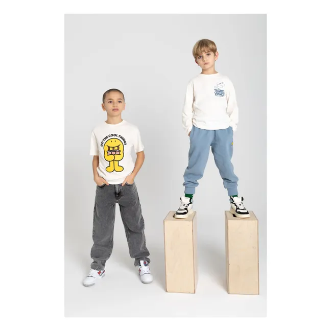 T-shirt a maniche lunghe Cotone biologico | Ecru