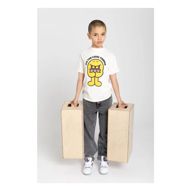 T-shirt Manches Courte Coton Bio SHOBU | Ecru