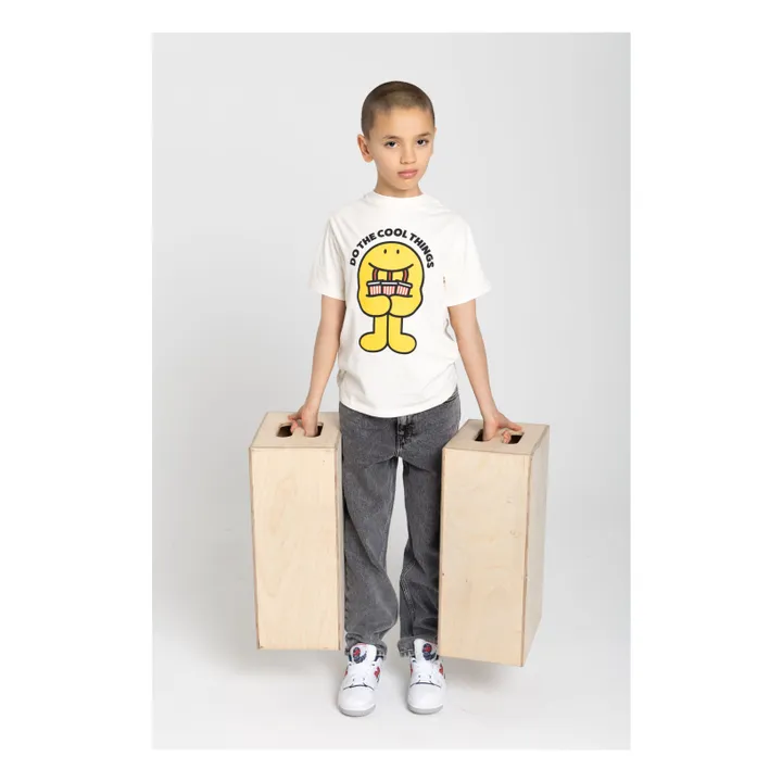 T-shirt Manches Courte Coton Bio SHOBU | Ecru- Image produit n°1