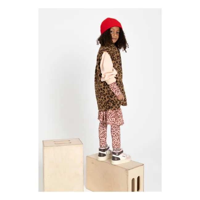 Giacca senza zip Animal Sherpa PDO | Marrone chiaro