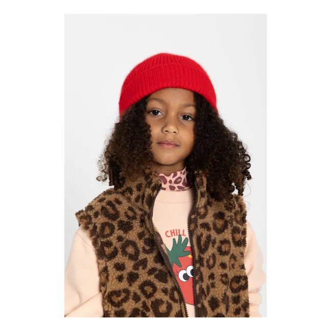 Giacca senza zip Animal Sherpa PDO | Marrone chiaro