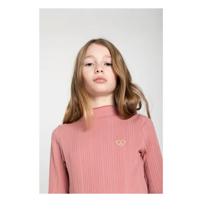 T-shirt Manches Longue coton bio  | Blush