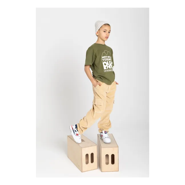 T-shirt Manches Courte Coton Bio | Vert kaki