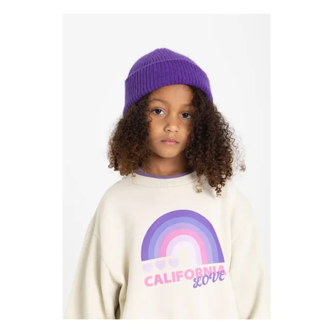 Sweatshirt mit Rundhalsausschnitt | Natur