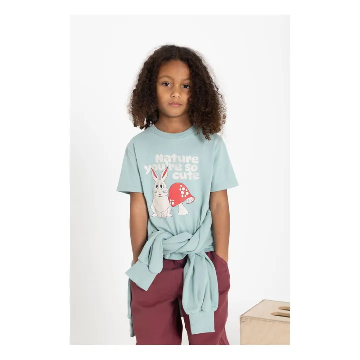 T-shirt Manches Courte Coton Bio | Sauge- Image produit n°1