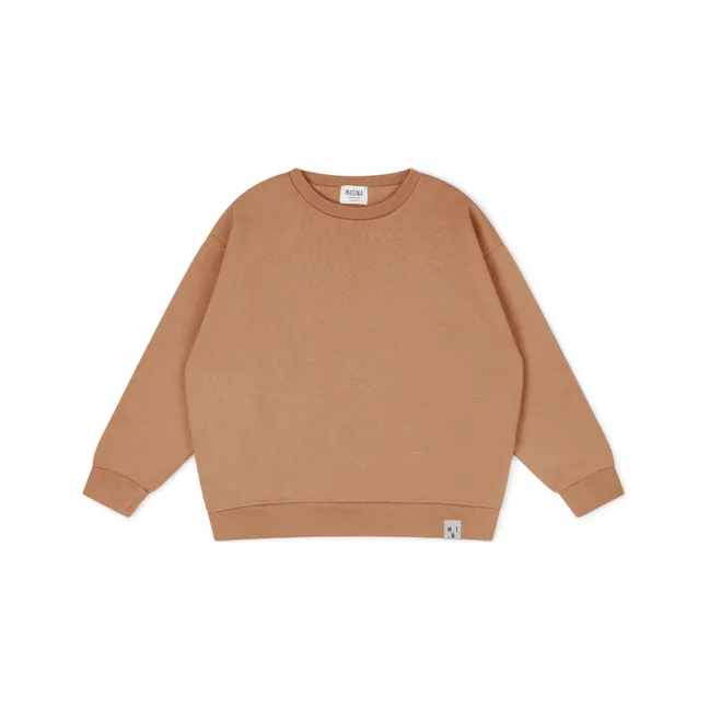 Organic Cotton Sweatshirt | Peach