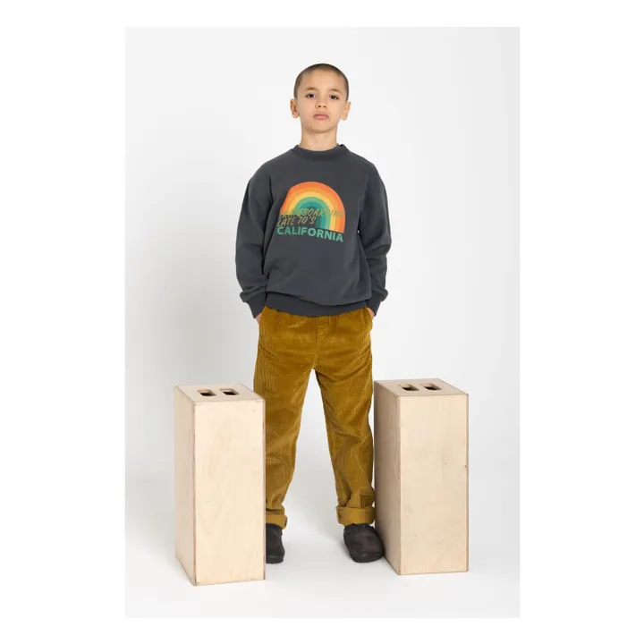 Sweatshirt col rond | Noir- Image produit n°2