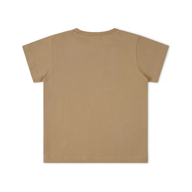 T-Shirt in cotone bio | Camel