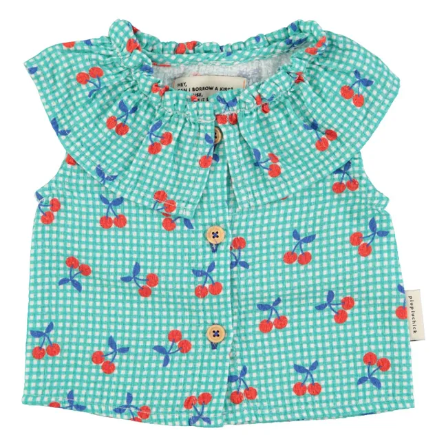 Top Cereza | Turquoise
