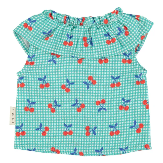 Top Cereza | Turquoise